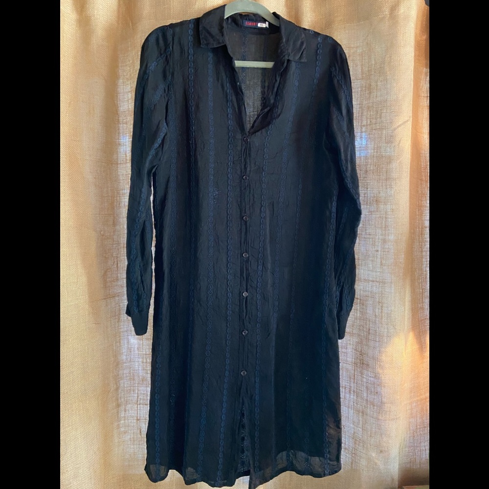 Vintage Johnny Was shirt dress.